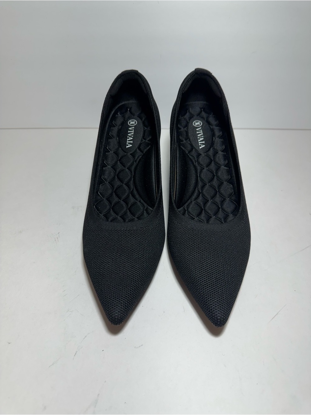 VIVAIA Pointed-Toe Wedge (Aria Wedge Pro) Black Shoes Size EU/39.5 US/8.5 - Picture 2 of 16
